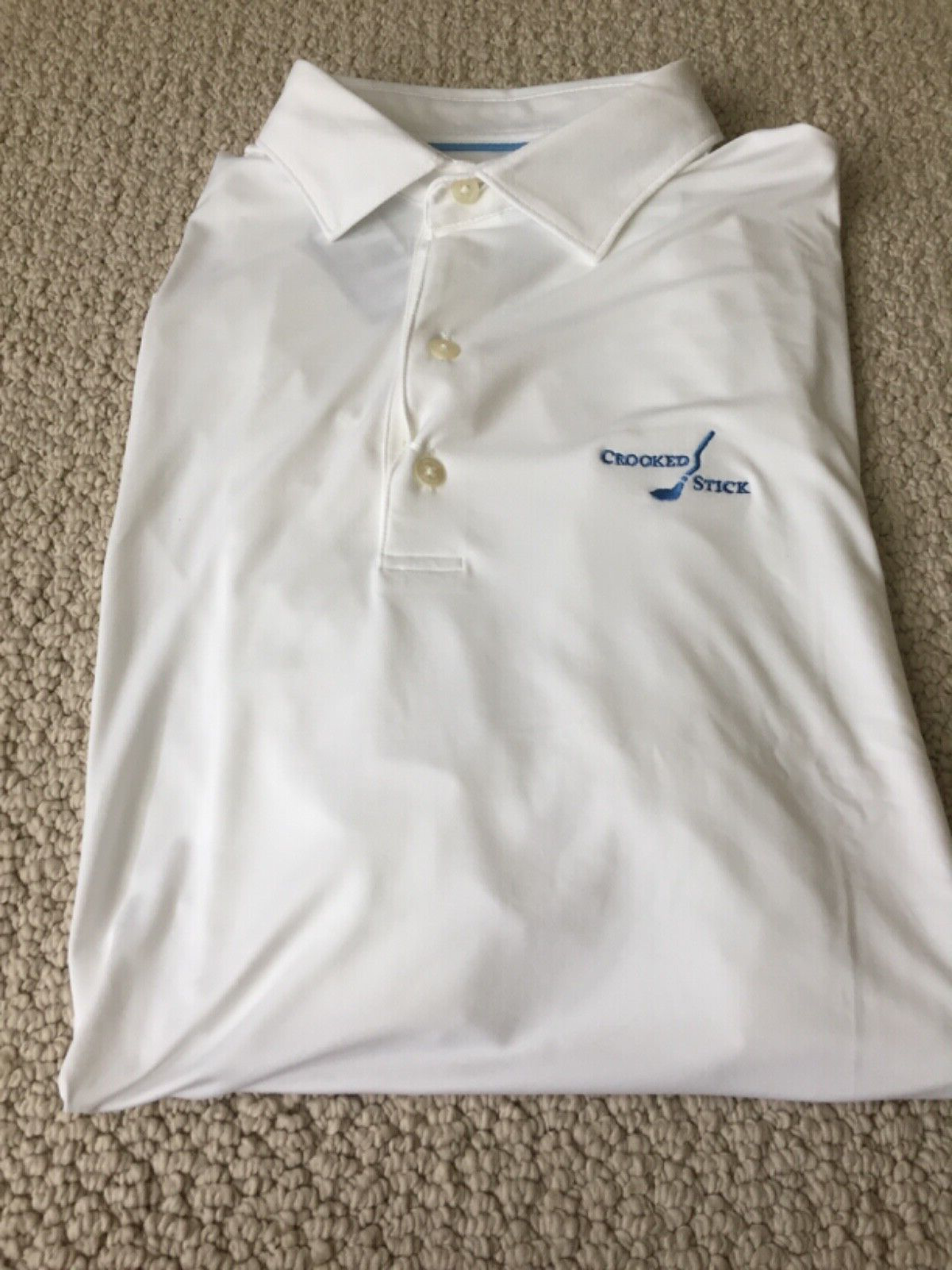 Crooked Stick Golf Club Mens Johnnie-O Golf Shirt Medium NWT'S.