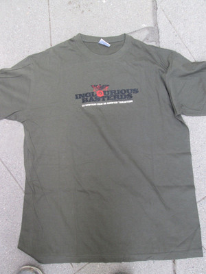 INGLOURIOUS BASTERDS Un Film De QUENTIN TARANTINO 2009  Promo T-Shirt