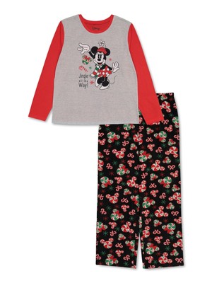 ГИБРИДНАЯ ОДЕЖДА Женская черная футболка с длинным рукавом, топ, брюки с прямыми штанинами, пижама L