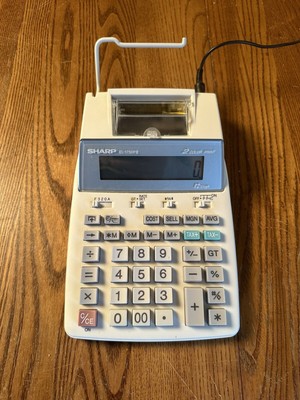 Sharp EL-1750P III 2-Color Printing Calculator