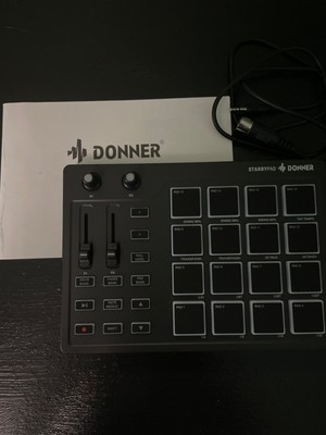 Donner STARRYPAD EC3305 MIDI Drum Machine Pad Beat Maker - 16 Beat Pads