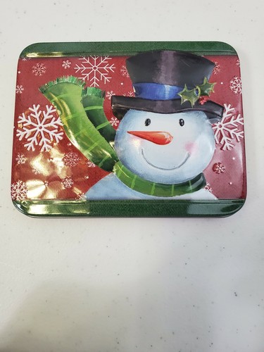 Christmas Gift Card Metal Tin Present Give A Gift