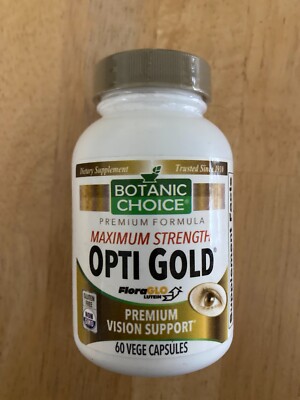 Botanic Choice Maximum Strength Opti Gold  Vision Eye Health Supplement 60 Caps