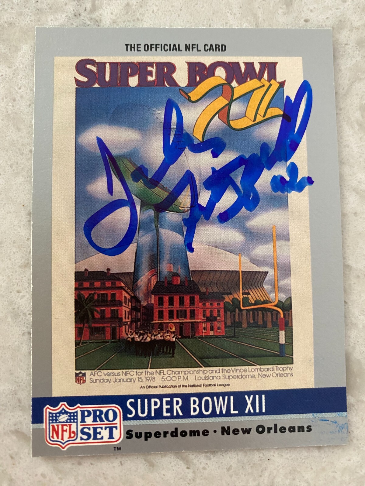 NFL COWBOYS 選手実使用フットボールパンツ size34 ※1/21迄 John Fitzgerald Signed DALLAS COWBOYS Card SUPER BOWL XII | eBay