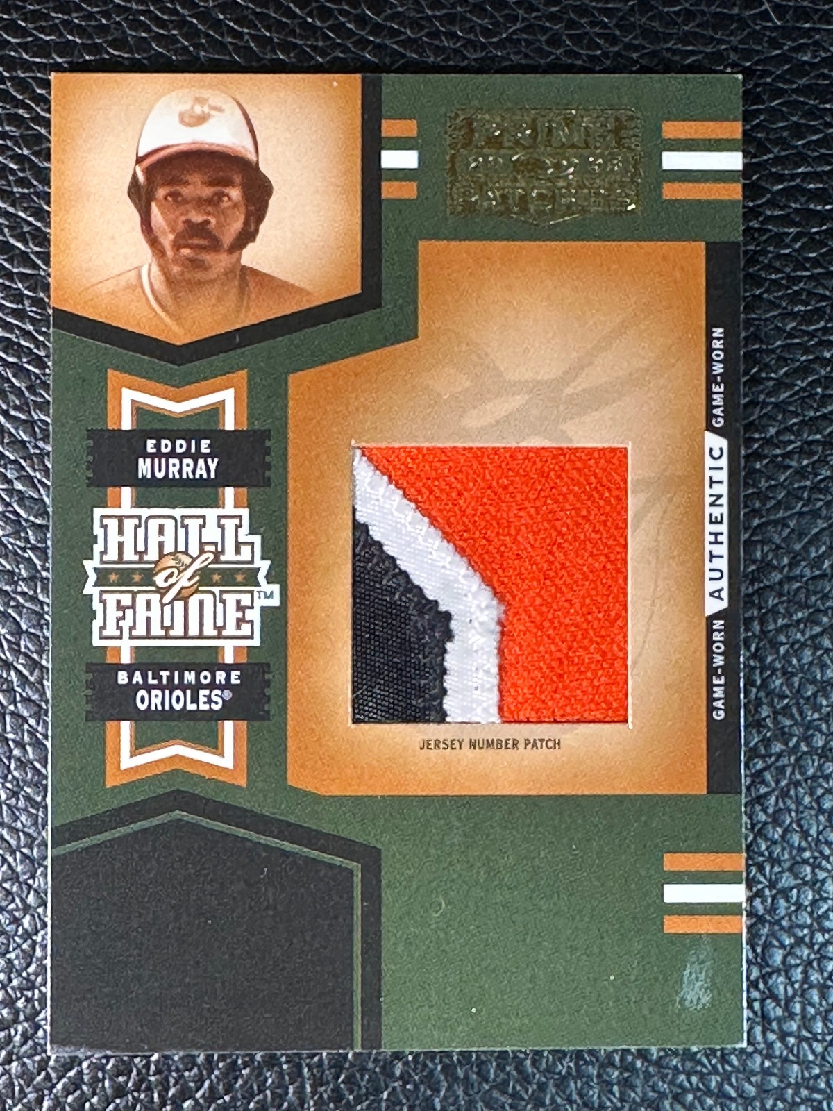 2005 Donruss Prime Patches Hall of Fame Eddie Murray 19/35 Game Worn Patch