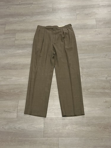 パンツ 90s- polo ralph herringbone silk slacks 90s ポルトガル製 ポロ ラルフローレン ツータック スラックス