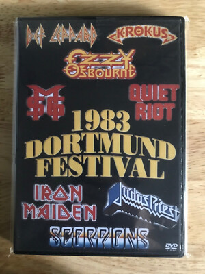 Ozzy Osbourne Def Leppard Iron Maiden Judas Priest Scorpions - Live DVD Box Set
