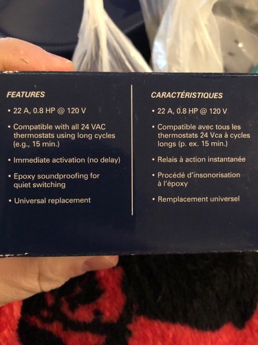 Honeywell RC840T-120 Electromechanical Relay