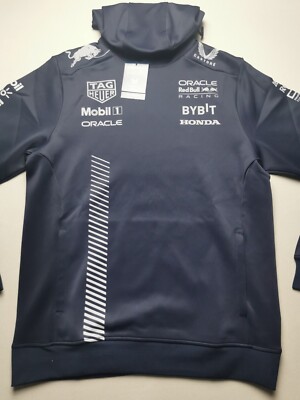 RED BULL RACING F1 TEAM Mens Size M 2023 Las Vegas GP Team Issue Hoodie NEW Navy