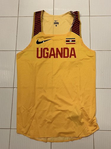Nike Pro Elite Singlet Mens Small Uganda 2019 Distance Tank