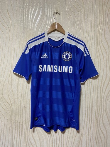 15's adidas × CHELSEA Home S/S Game SH CHELSEA 2011 2012 HOME SHIRT JERSEY ADIDAS V13927 sz S MEN