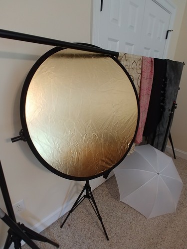Starter Photography Studio Kit, Backdrop frame, light stands,Excellent Condition