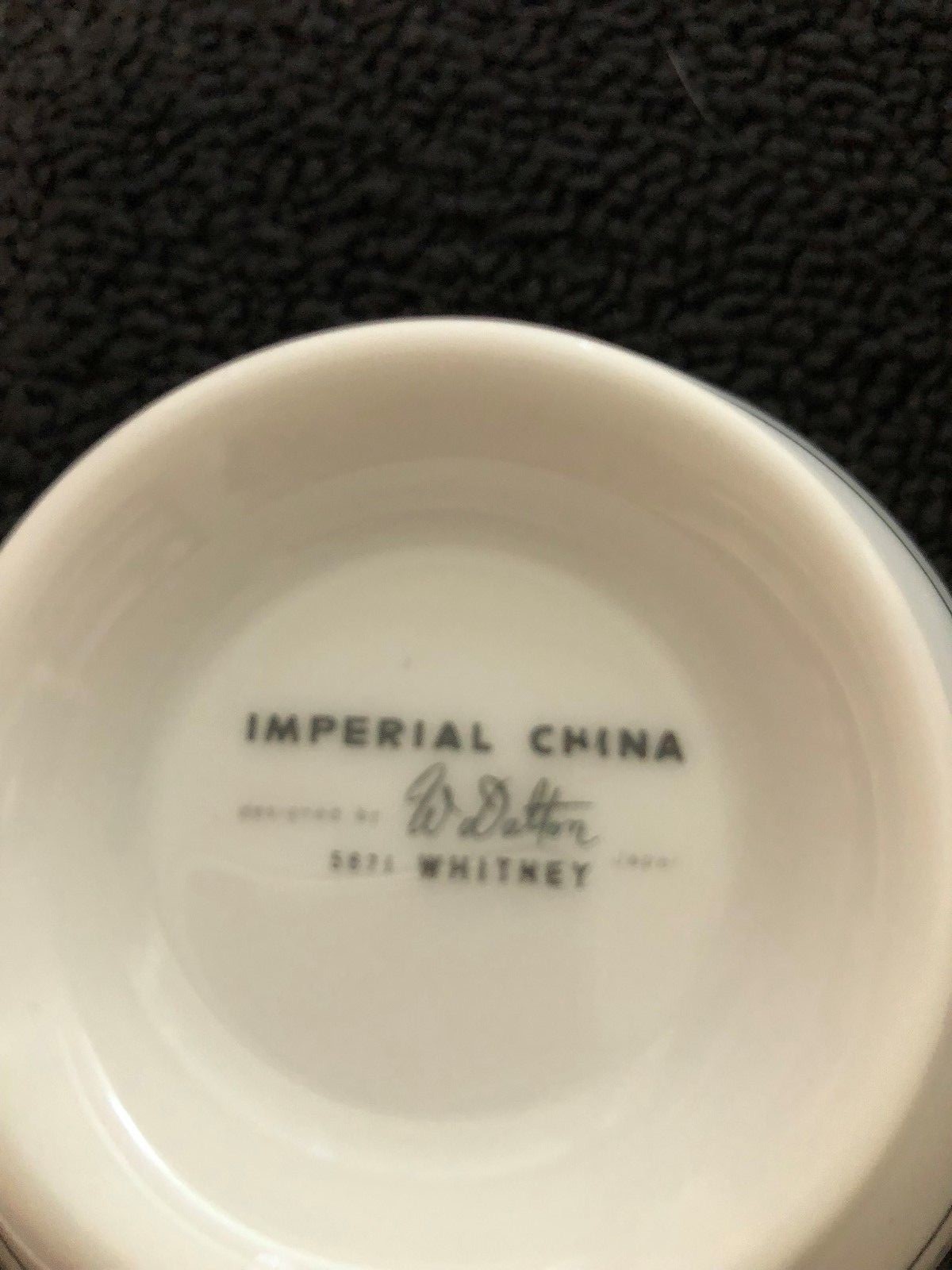 Whitney by Imperial China Japan set of 4 cup & saucer pre-owned