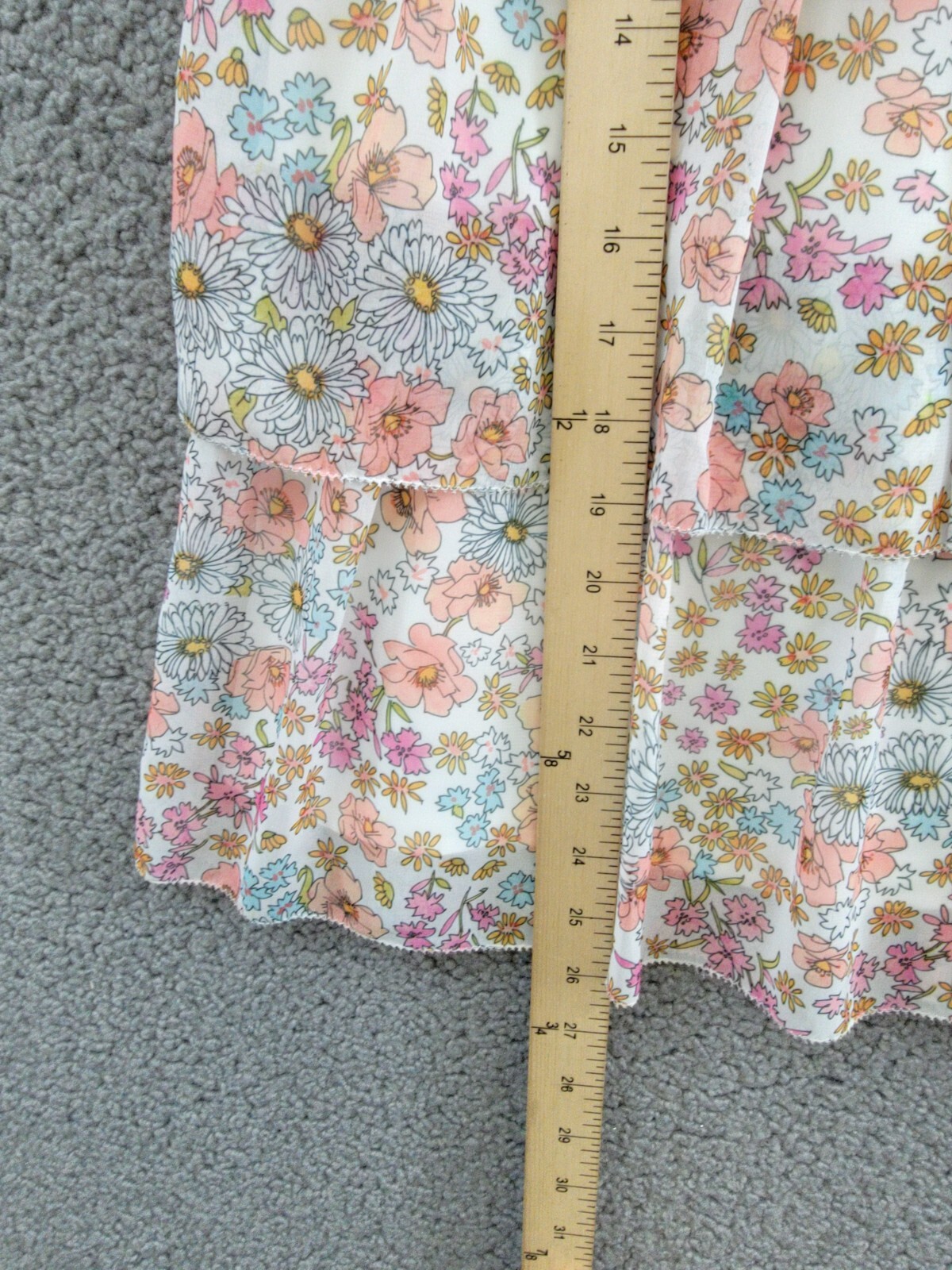 REISS Leela Jr Dress Little Girls' 5-6YPink Multi Floral Sleeveless Button Back - Picture 7 of 17