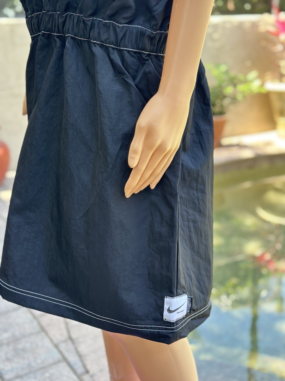 ナイキ NIKE ワンピース レディース S ロング 黒 マキシ 10746