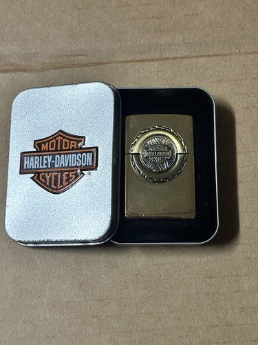 ハーレーダビットソン　zippo 2000 ZIPPO HARLEY DAVIDSON TIRE ENGINE BRASS LIGHTER 2000 | eBay