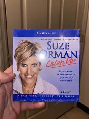 SEALED SUZE ORMAN CD 2004''Listen Up''2 CD Questions and Answers about your Money
