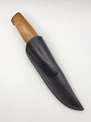 Handmade Puukko Knife W/ Sheath mora Sweden  E49