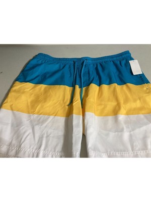 Мужские плавки классического покроя из цветного блока Classic Fit с белой подкладкой на шнурке в клубном стиле S