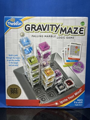 New Sealed ~ ThinkFun Gravity Maze Builder Board Game FREE SHIP!