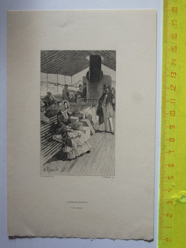 Robaudi/Chessa. Illustration Pour Flaubert : A Bord De La Cange, Ã©D. 1904.