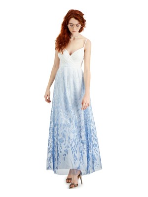 Женское вечернее платье TRIXXI на тонких бретельках в полный рост + расклешенное платье-клеш