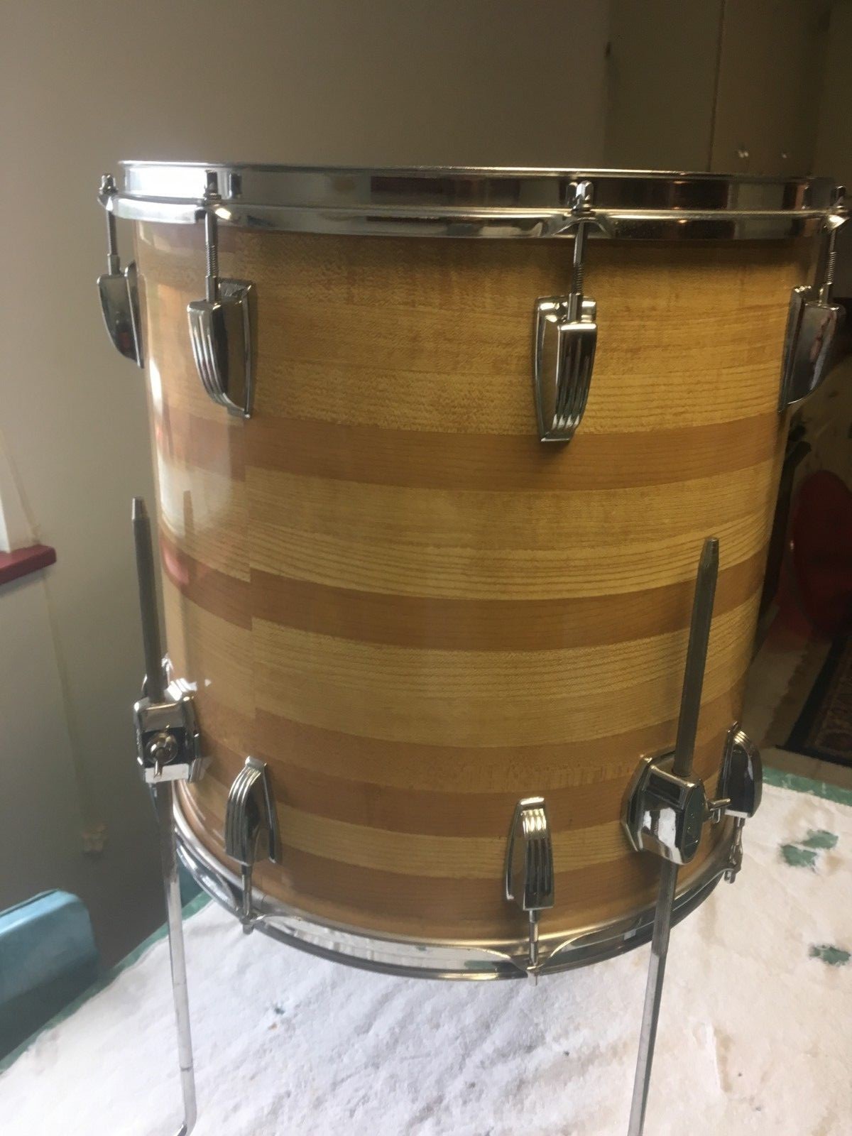 Ludwig Butcher Block 70's 80's 5 Ply 16