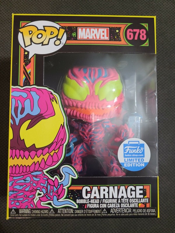 funko pops de carnage