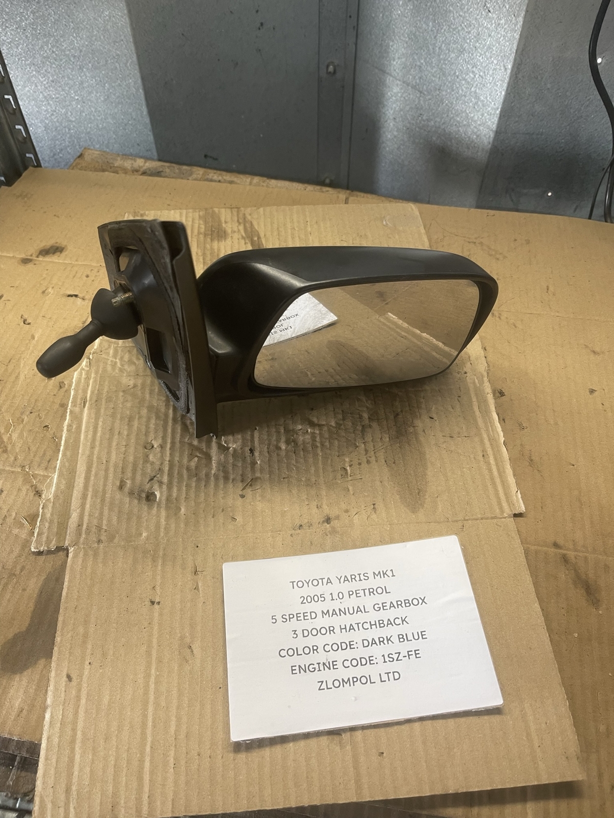 Toyota Yaris Mk1 2005 1.0 Petrol - Off Side Front Wing Mirror 879100D151