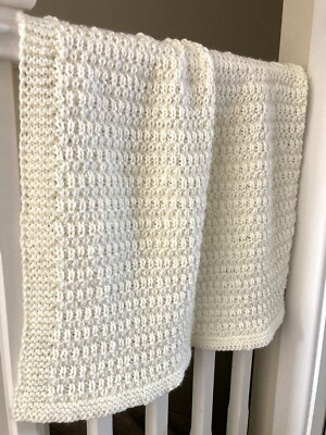 Knitting pattern- Meya Baby Blanket ~ Aran Yarn ~ Paper Copy