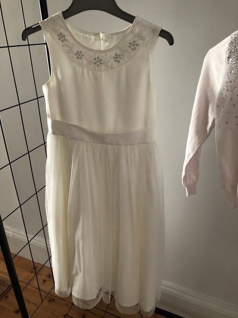 origami flower girl dress