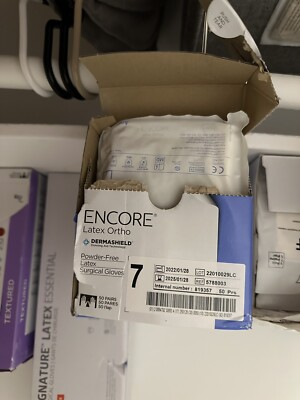 Encore Ortho Latex Surgical Gloves 7.0 Lot 10 Gloves