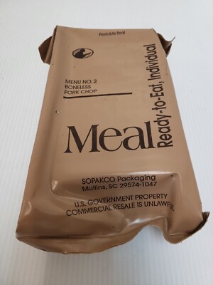 Vintage Collectible Ready To Eat Meal - MRE #2