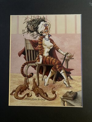 Rare  Furry Anthro/Fantasy Artist  SUSAN VAN CAMP Limited Edition laser  Print