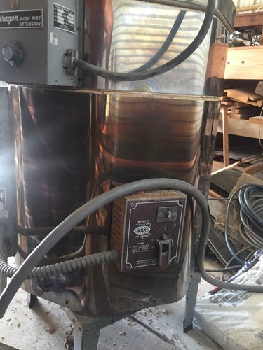 SITTER P PARAGON MODEL P COMMERCIAL ELECTRIC POTTERY KILN AND EXTENSION