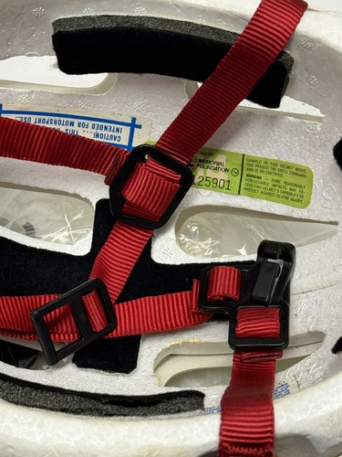 Vintage NOS 1984 Bell V1 Pro White Cycling Racing Helmet S/M