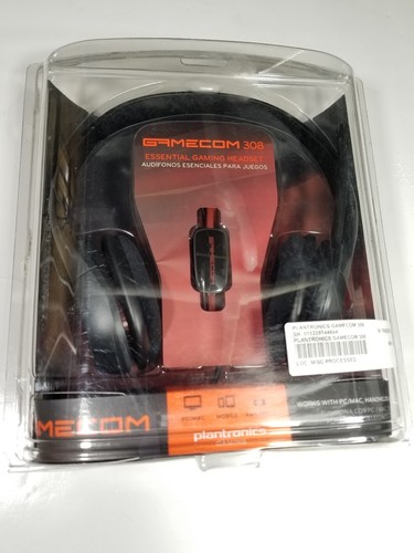 New Plantronics Gamecom 308 Gaming Headset PC Mac Mobile Tablet Game Headphones