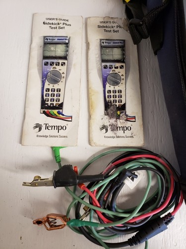 Tempo Sidekick Plus Advanced Cable Maintenance Test Set 1155-5005 Side Kick