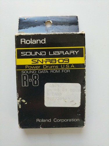 Roland SN-R8-09 Power Drums U.S.A. Card Sound Library Sound Data ROM For R-8