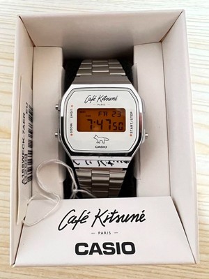 CASIO Cafe Kitsune Casio A168WECK 7A Collaboration Watch Mais New Cafe Kitsune