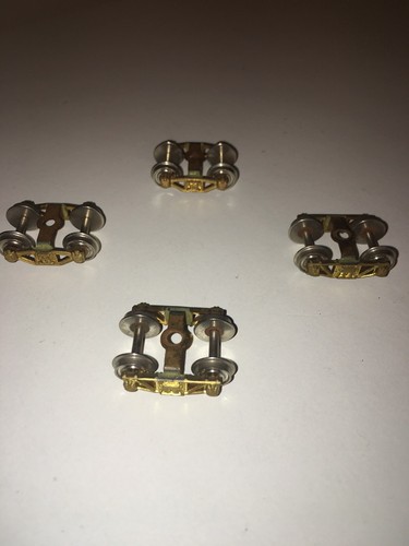 HO scale brass trucks for model railroad