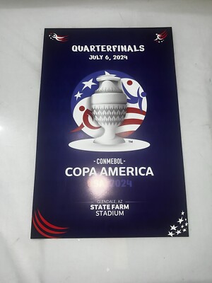 COPA AMERICA 2024 POSTER Colombia VS Panama STATE FARM STADIUM GLENDALE AZ
