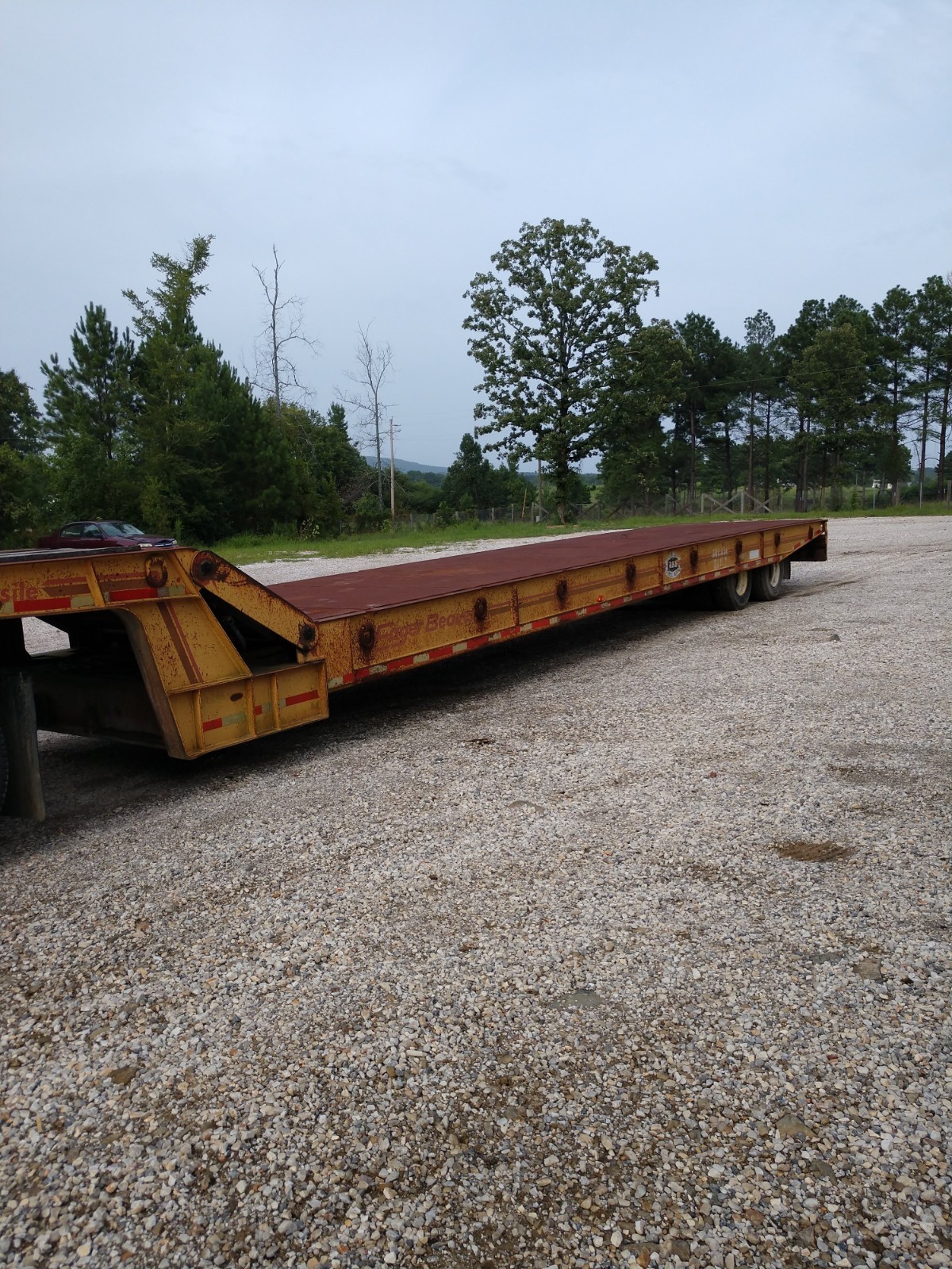 1989 Eager Beaver Low Boy Trailer