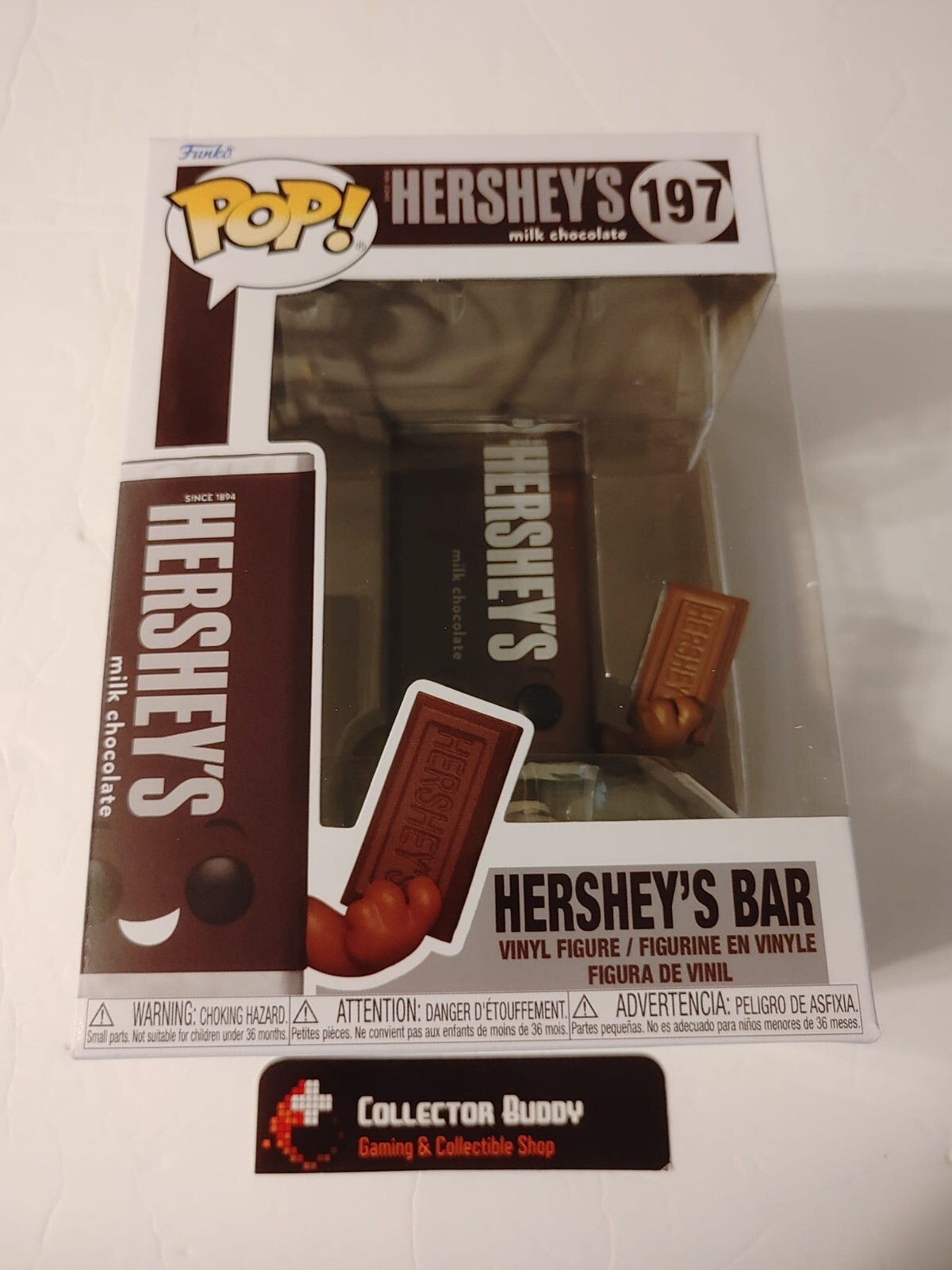 Funko Pop! Foodies 197 Hersey's Milk Chocolate Bar Pop Vinyl Funko Pop! Foodies 197 Hersey's Milk Chocolate Bar Pop Vinyl