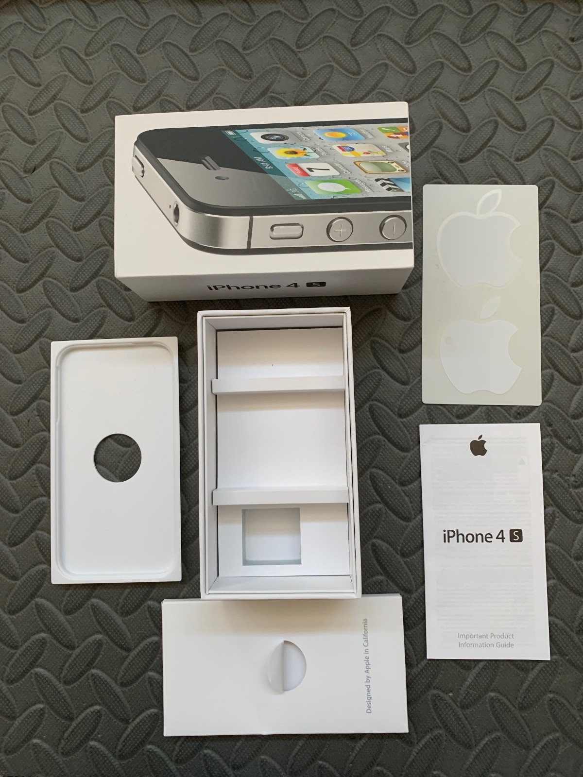 Apple iPhone 4S - 16GB - Black - Box Only- NO Accessories-No Phone