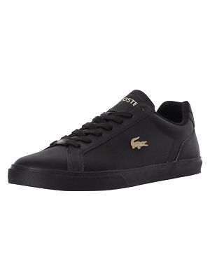 Мужские кожаные кроссовки Lacoste Lerond Pro 123 3 CMA, черные