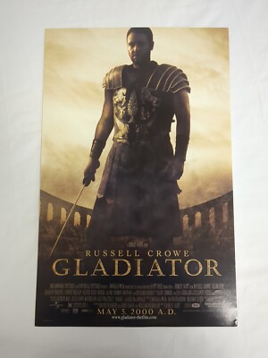 Ridley Scott's GLADIATOR 2000 ORIGINAL ADVANCE 11x17 MOVIE POSTER! RUSSELL CROWE