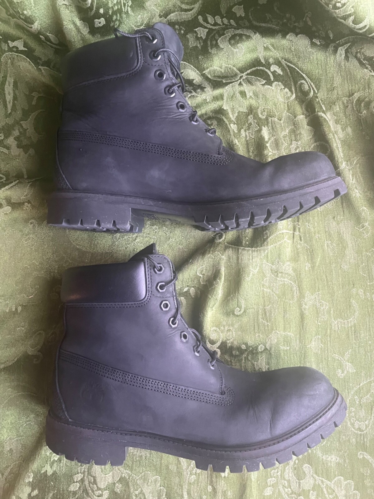 Timberland Premium 6 Inch Waterproof Black Nubuck Boots 10073 Mens