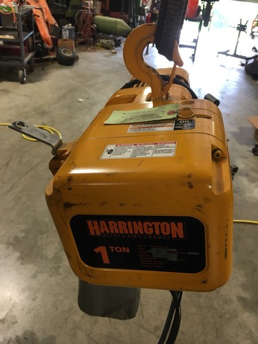 Harrington hoist 1 Ton Size D duty class h4 Electric Chain Hoist
