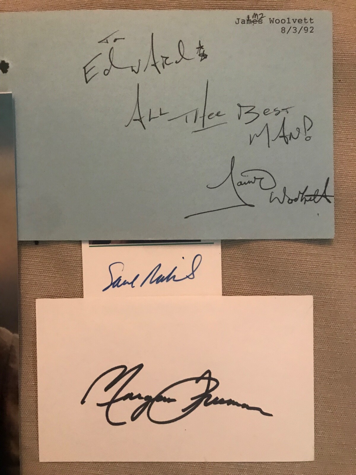 Unforgiven Cast Autograph Lot Clint Eastwood G Hackman M Freeman R Harris RARE